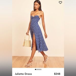 Blue reformation dress